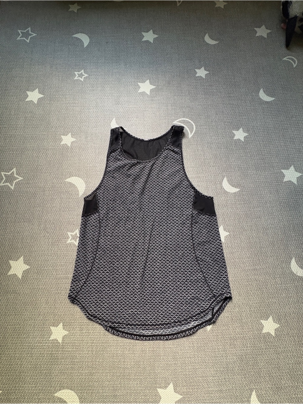 lululemon athletica Black & White Geometric Racerback Tank